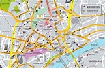 Map of Newcastle Upon Tyne, UK - Free Printable Maps