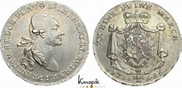 Reuss, ältere Linie zu Obergreiz 1/2 Taler 1786 Heinrich XI. 1723-1800 ...