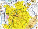 Printable Map Of Charlotte Nc