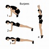 Burpee es el ejercicio más completo para piernas, abdomen y glúteos