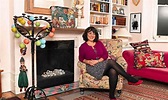 Arabella Weir, the comedy actress, 54, in the living-room of the north ...