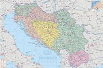 南斯拉夫分成几个国家地图_百度知道