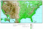 Map Of The United States Topographic | Map Of The United States