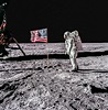 NASA Apollo 11 Man On The Moon USA FLAG Astronaut Photograph by Vintage ...