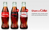 HKDOTBUY - Coca Cola 可口可樂自訂名字玻璃樽裝8 fl oz.