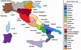 The Map of the Italian Languages | This is Italy