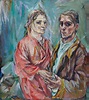 Double portrait: Oscar Kokoshka and Alma Mahler, 1913, 90×100 cm by ...