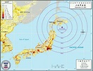 Japan: Earthquake location map - Japan | ReliefWeb