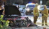 Paul Walker died after crashing at over 100mph, coroner's report ...