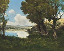 Henri Joseph Harpignies (French, 1819-1916) , Au bord du lac | Christie's