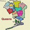 Queens is the easternmost of the five boroughs of New York City, the ...