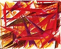 MIKHAIL LARIONOV RED RAYONISM RUSSIAN FUTURISM GICLEE PRINT FINE CANVAS ...