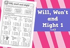 Will Won't and Might 1 :: Teacher Resources and Classroom Games ...