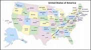 Usa Map With Capitals - Traveling