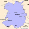 Shropshire County Boundaries Map