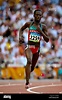 Pamela Jelimo (KEN) competing in the 800m heats at the 2008 Olympic ...