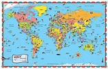 Coloring ~ Free Printable World Map For Kids Within Roundtripticket ...