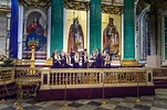 Church Choir in Saint Isaac`s Cathedral or Isaakievskiy Sobor in Saint ...