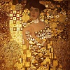 The Lady in Gold by Klint | Klimt art, Klimt paintings, Woman in gold