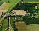 Luftbild Woltersdorf - Dorfkern am Feldrand in Woltersdorf im ...