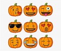 Pumpkin Emoji Collection Jack O Lantern- - Free Emoji Pumpkins Clipart ...