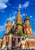 St. Basil's Cathedral In Moscow (Cathedral Of Vasily The Blessed In Red ...