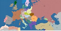 Map Of Europe 1910 - Metro Map