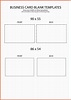 Blank Business Card Template Word 10 Per Sheet - Cards Design Templates