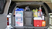 Packing the minivan for the road trip | Road trip organization, Road ...