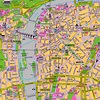 Prague Map shows Jewish Quarter (Josefov)