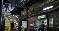 Bahnhof Limehouse in London Borough of Tower Hamlets, Vereinigtes ...