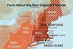 Map Of Colonial New England - Flor Oriana