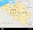 belgium, brussels, benelux, antwerp, map, atlas, map of the world Stock ...