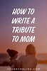 10 Easy Steps: How to Write a Tribute in 2024 2024 - AtOnce