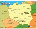Karta Tyskland Polen - Karta