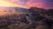 Zabriskie Point in Death Valley National Park in California [OC][5986× ...