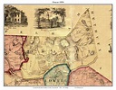 Dracut, Massachusetts 1856 Old Town Map Custom Print - Middlesex Co ...