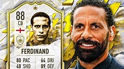 IS HE WORTH 7 TOKENS? 🤔 88 ICON RIO FERDINAND PLAYER REVIEW! - FIFA 22 ...