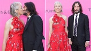 Keanu Reeves packs on PDA with girlfriend in rare red-carpet appearance ...