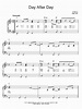 Day After Day (Easy Piano) - Print Sheet Music Now
