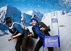 Fun ski themed photobooth backdrop | Apres ski party, Ski lodge party ...