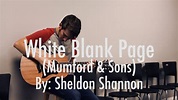 White Blank Page Cover (Mumford & Sons) - YouTube