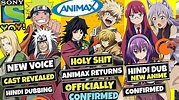 ANIMAX Is OFFICIALLY Finally Back IN India!Naruto New Voice Cast!Hindi ...