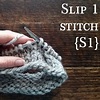 Video: Slip 1 Stitch {S1} | Slip stitch knitting, Knitting stitches ...