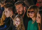 Fotos: David Beckham aplaude com os filhos desfile de Victoria em Nova ...