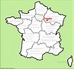 Mapa De Troyes Francia | Mapa Fisico