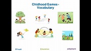 Childhood Games Vocabulary - YouTube