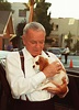 Frank Sinatra with one of his King Charles Cavalier Spaniels, 1990 ...