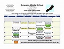 October Calendar | Emerson Middle School