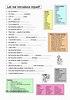 Let me introduce myself worksheet - Free ESL printable worksheets made ...